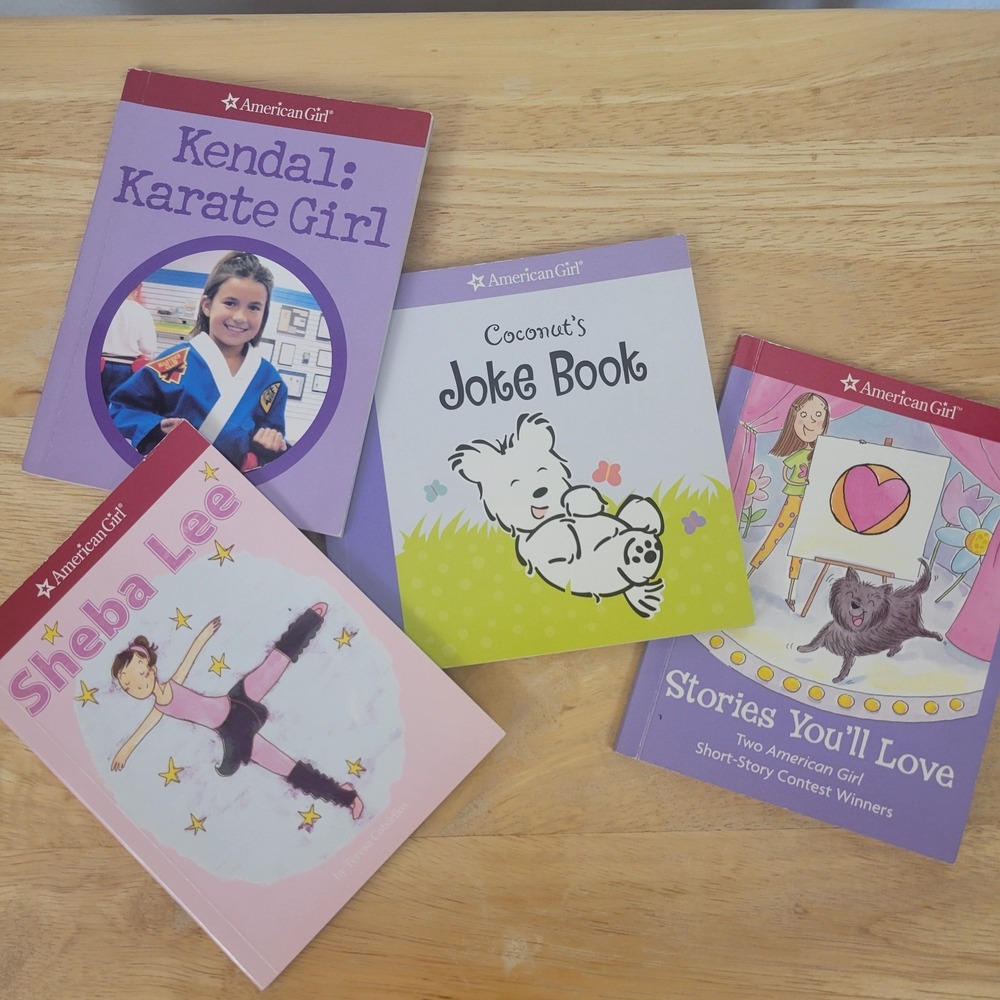 Vintage American Girl Mini Books Lot of 4 2006-2007 Stories Coconut's Joke